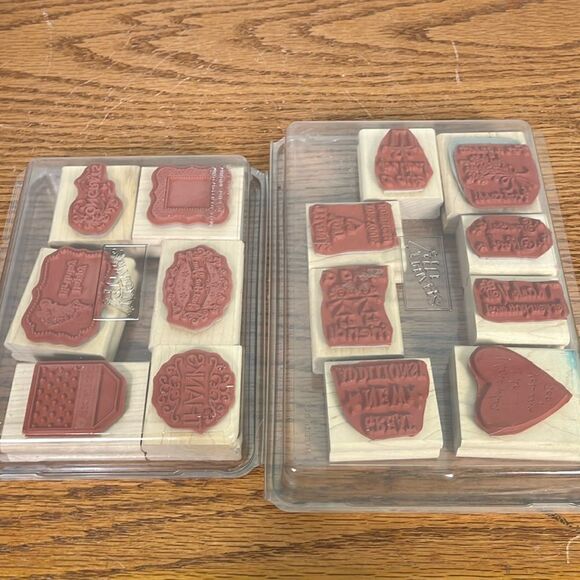 Stampin’ Up mixed set of 14 stamps Special Sentiments what I’m calling it! EUC - Picture 4 of 4